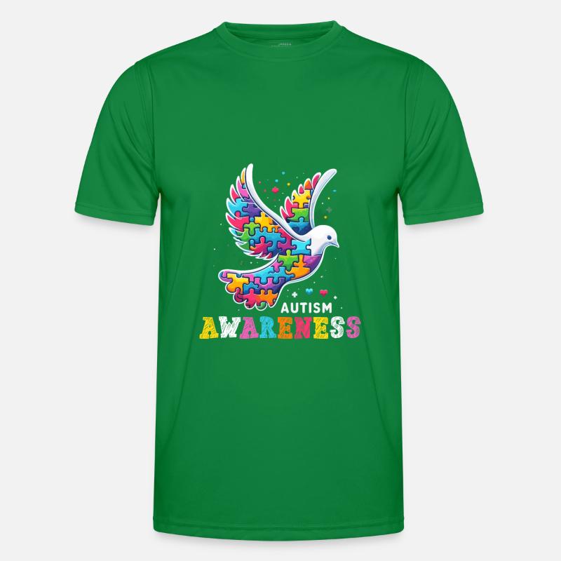 Autism Awareness puzzles piece Männer Funktions-T-Shirt
