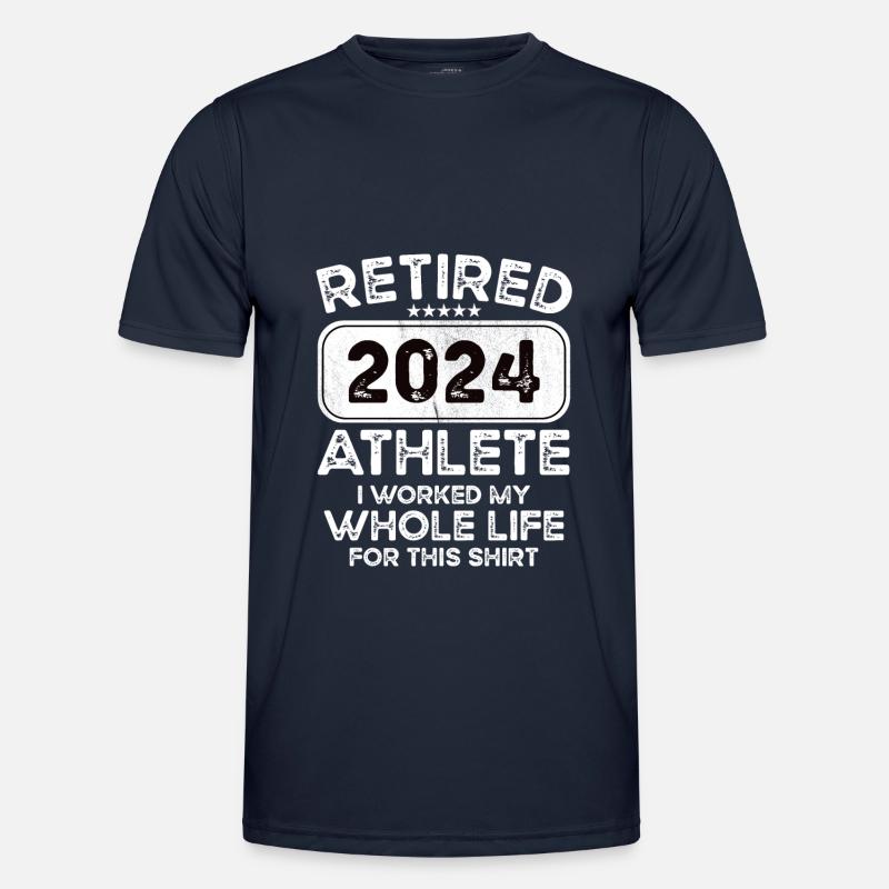 Retired Athlete 2024 - Männer Funktions-T-Shirt - Navy