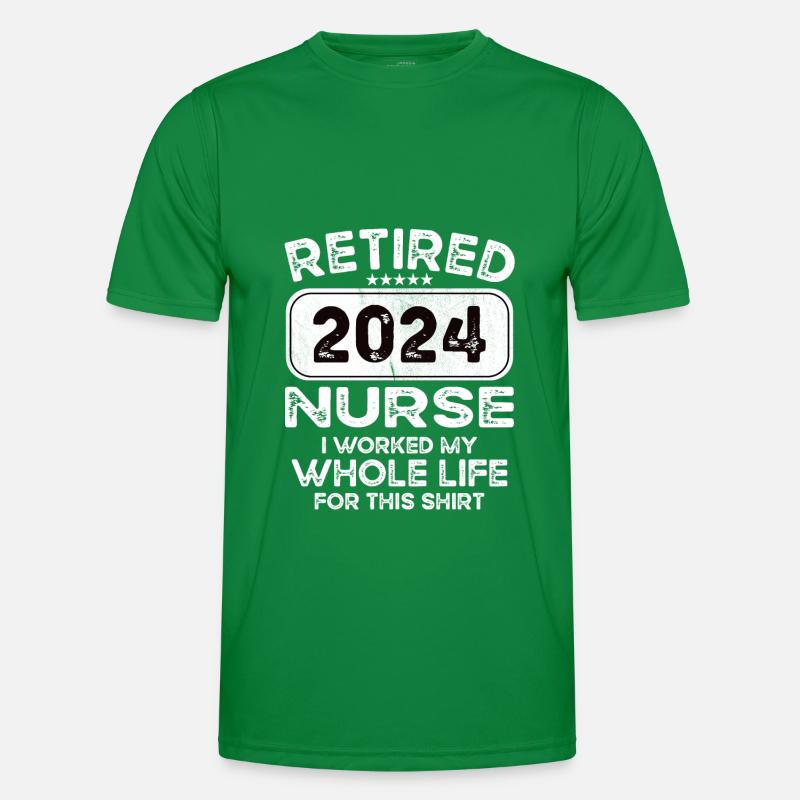 Infirmière retraitée 2024 T-shirt sport Homme