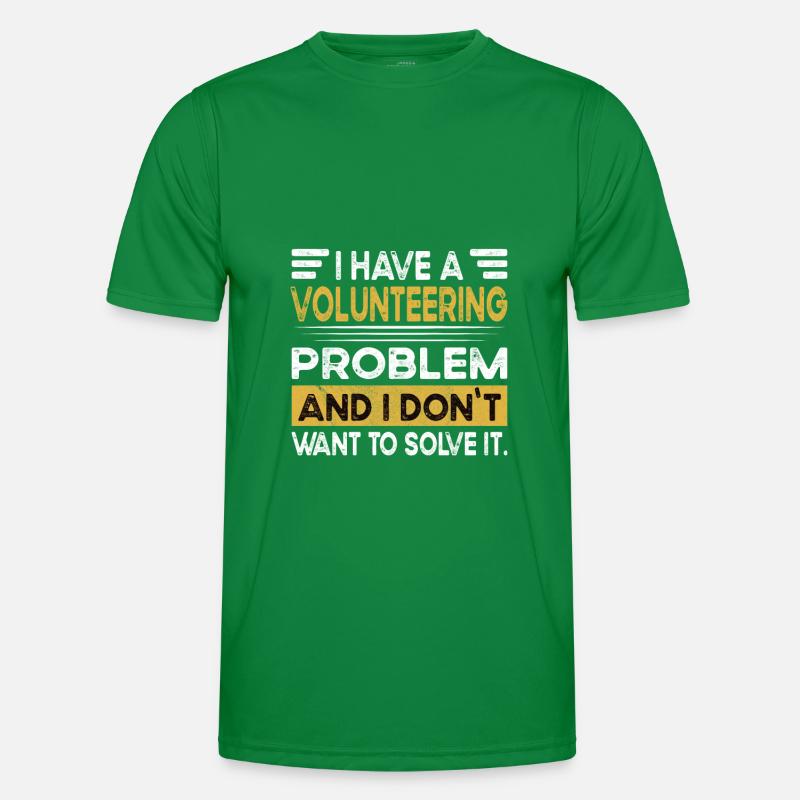 Le bénévolat est mon passe-temps T-shirt sport Homme