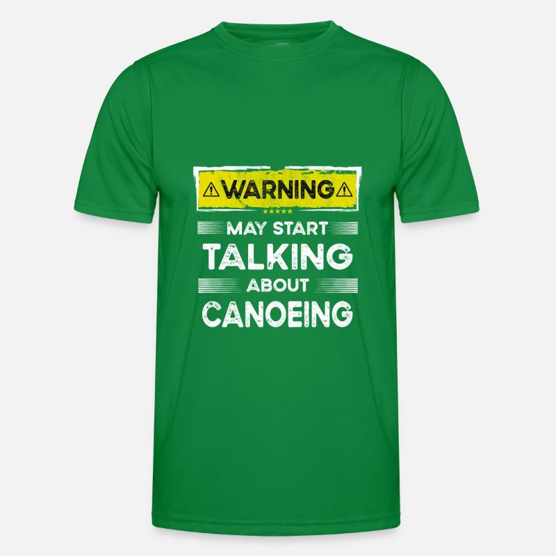 Talking about Canoeing funny Männer Funktions-T-Shirt