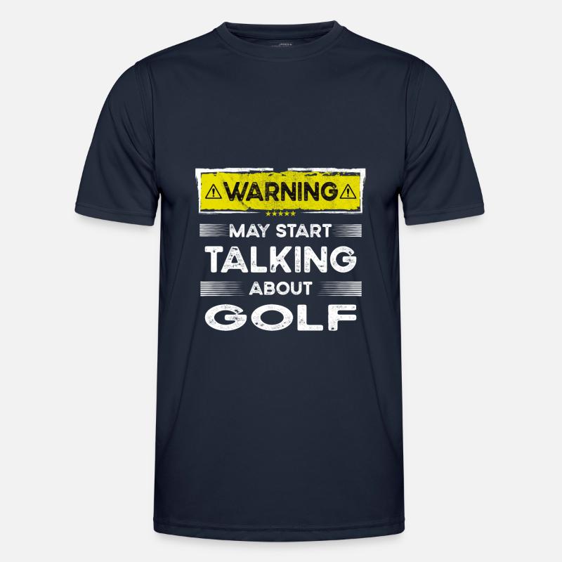 Talking about Golf funny - Männer Funktions-T-Shirt - Navy