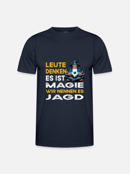 People Thinking Magic Hunting Hunter - Men's Functional T-Shirt - navy