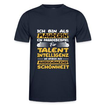 mason a prime example of talent - Men's Functional T-Shirt - navy - Front - AI Model Male 178 dark (178cm)