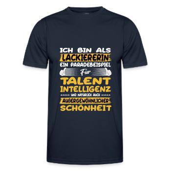 painter a prime example of talent - Men's Functional T-Shirt - navy - Front - AI Model Male 178 dark (178cm)