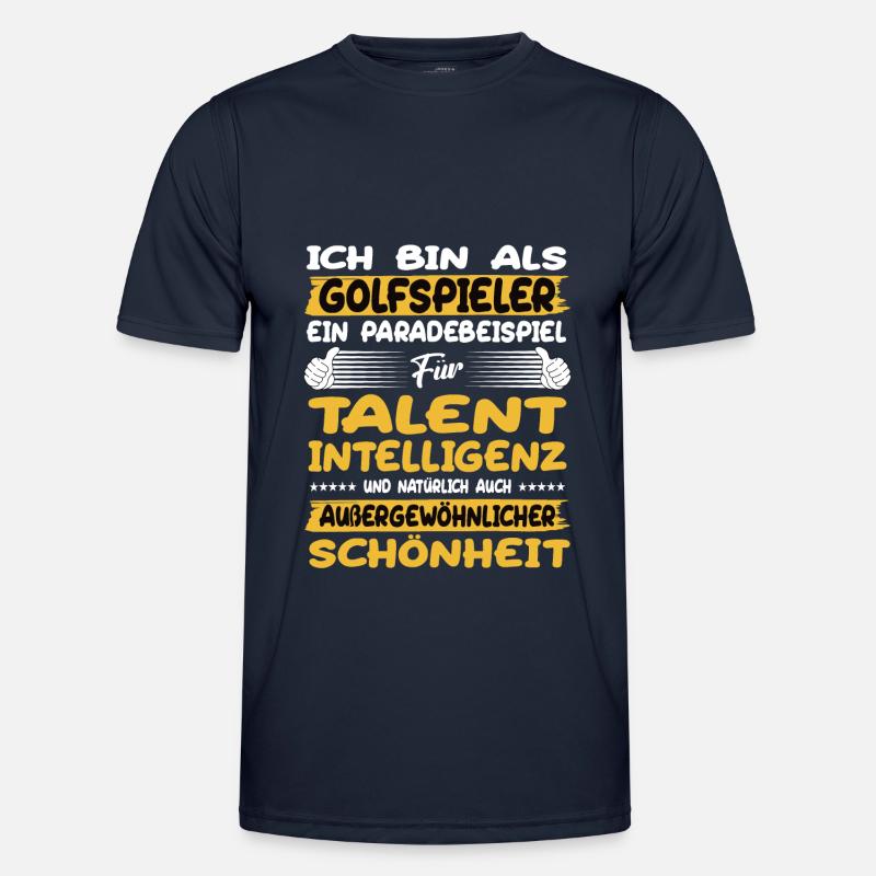 Golfspieler ein Paradebeispiel Golf - Männer Funktions-T-Shirt - Navy