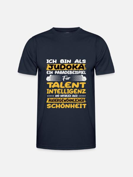 Judoka ein Paradebeispiel Judo - Männer Funktions-T-Shirt - Navy