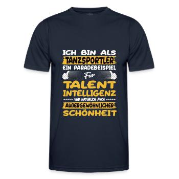 Dancers a prime example of dancing - Men's Functional T-Shirt - navy - Front - AI Model Male 178 dark (178cm)