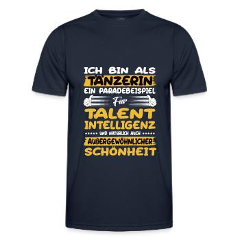 Dancer a prime example of dancing - Men's Functional T-Shirt - navy - Front - AI Model Male 178 dark (178cm)