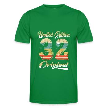 92 Years Birthday Vintage 1932 Limited Edition - Men's Functional T-Shirt - kelly green - Front - AI Model Male 178 dark (178cm)