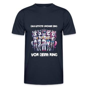 Bachelor Party Bride Hen Party Rumbling Women - Men's Functional T-Shirt - navy - Front - AI Model Male 178 dark (178cm)