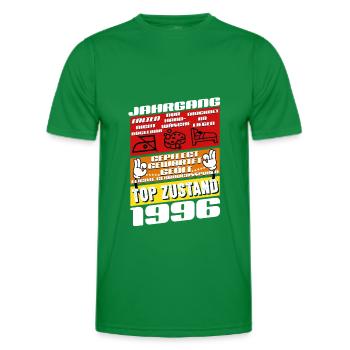 29 Jahre alt Jahrgang 1996 Geburtstag - Männer Funktions-T-Shirt - Kelly Green - Vorne - AI Model Male 178 dark (178cm)