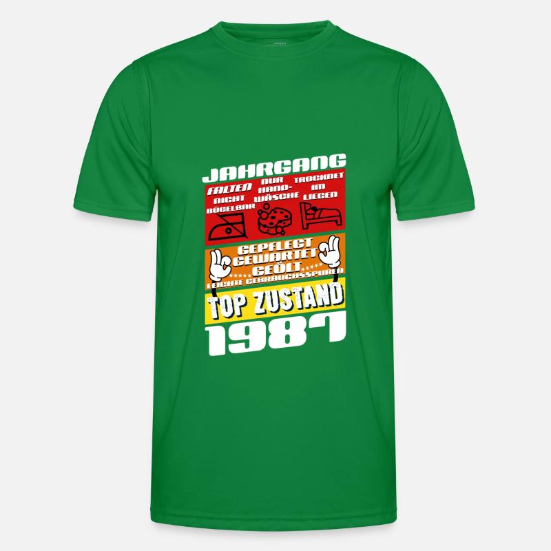 38 ans Millésime 1987 Anniversaire T-shirt sport Homme