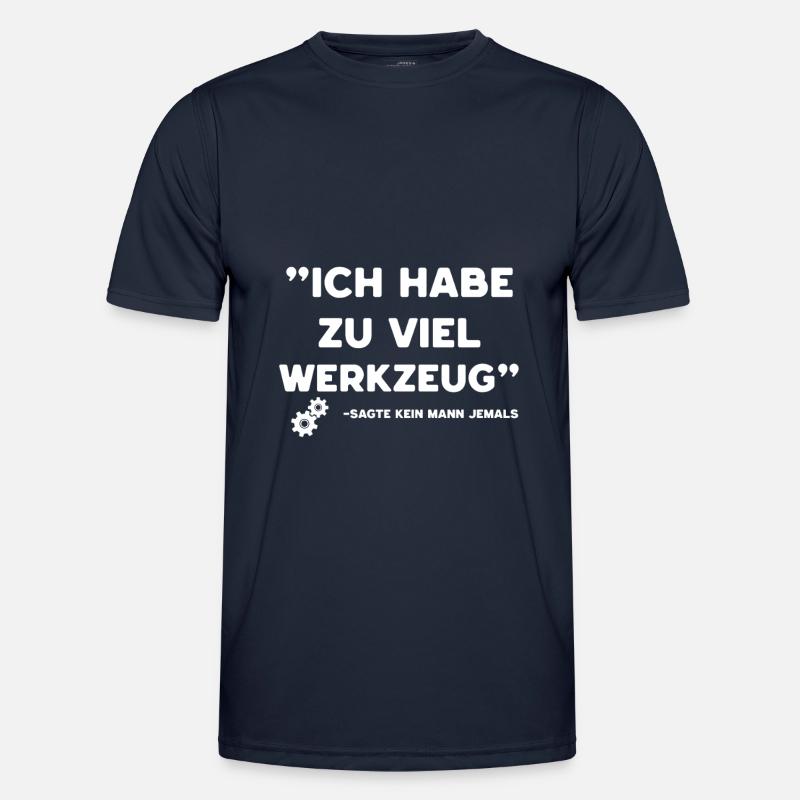Tools Men DIYers, Craftsmen & Hobbyists - Men's Functional T-Shirt - navy