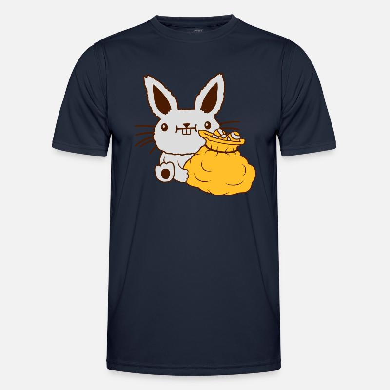 Easter big egg sack - Men's Functional T-Shirt - navy