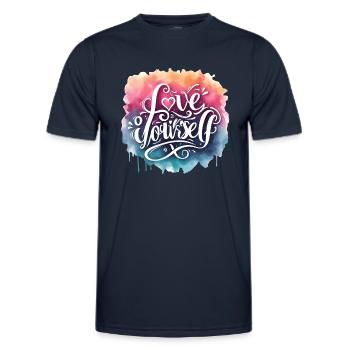 I am the way I am - Men's Functional T-Shirt - navy - Front - AI Model Male 178 dark (178cm)