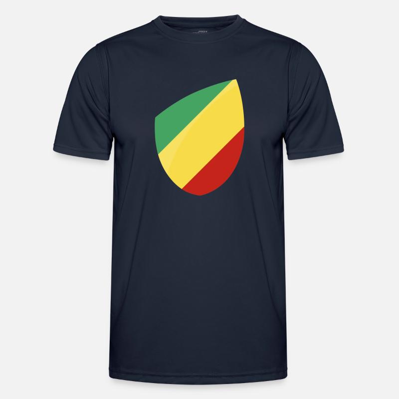 Drapeau Congo T-shirt sport Homme