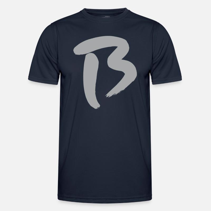 B - Initial letter Men's Functional T-Shirt