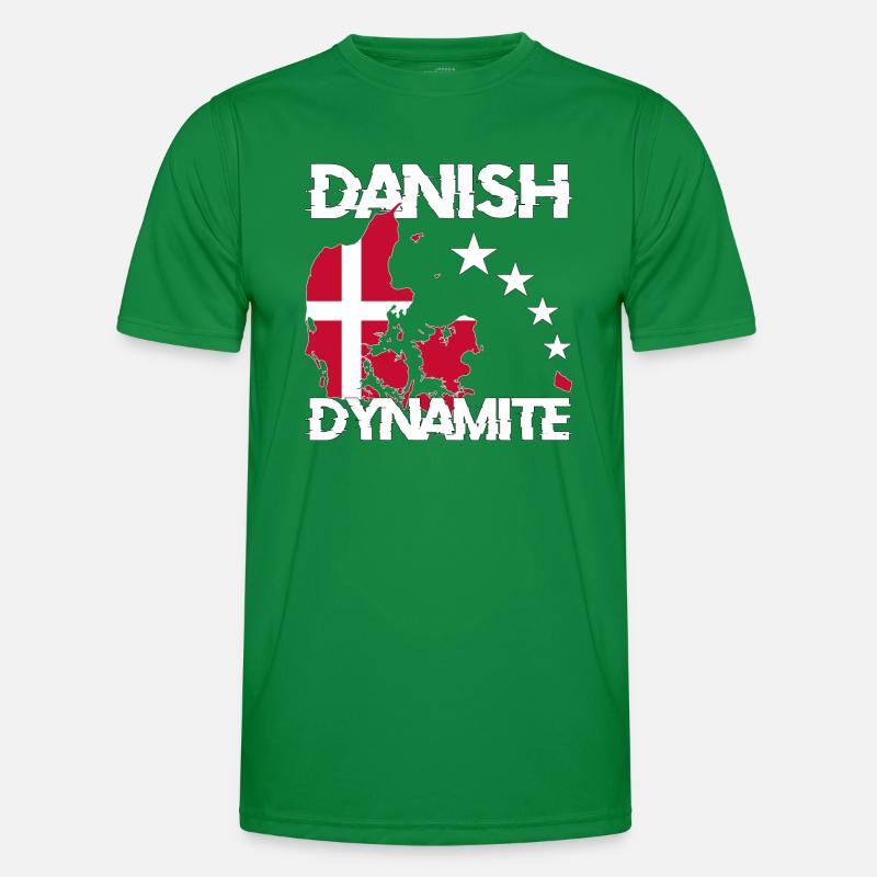 Danemark drapeau danois cadeau de dynamite T-shirt sport Homme