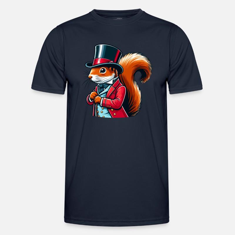 Direktor Eichhörnchen Männer Funktions-T-Shirt
