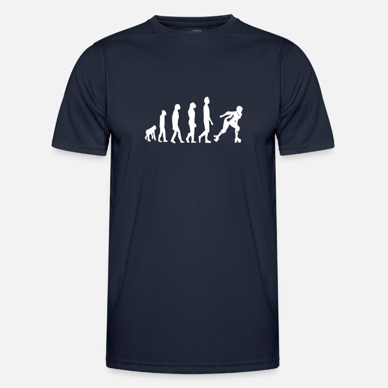 Inline skating inline skating evolution - Men's Functional T-Shirt - navy