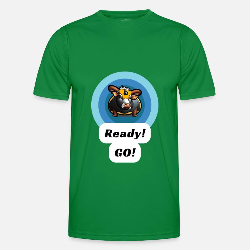 Bull ready go ! , tshirt cryptos T-shirt sport Homme