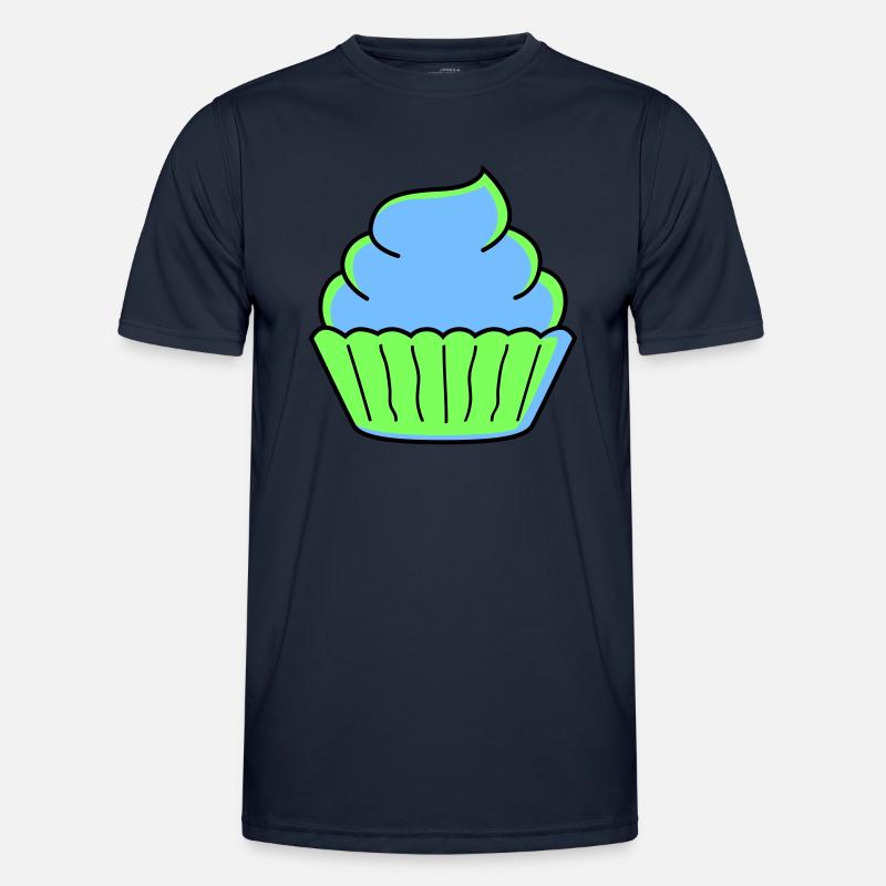 cupcake - Men's Functional T-Shirt - navy