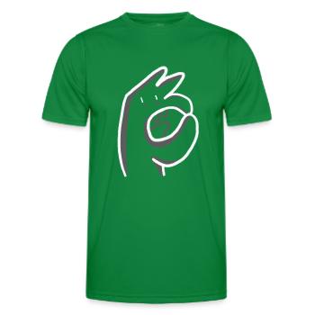 O Bonhomme - T-shirt sport Homme - vert - Devant - AI Model Male 178 dark (178cm)