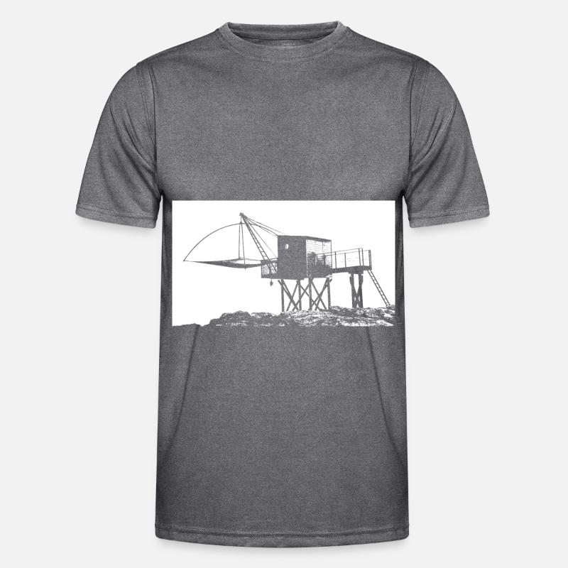 Fischerei Männer Funktions-T-Shirt