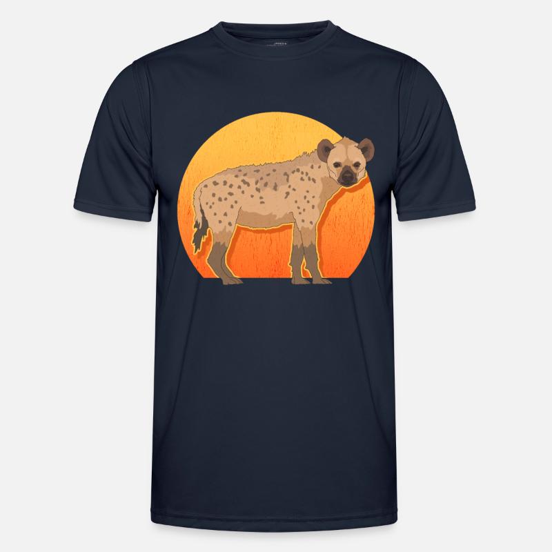 Hyäne Hyänen Tüpfelhyäne Geschenk Männer Funktions-T-Shirt