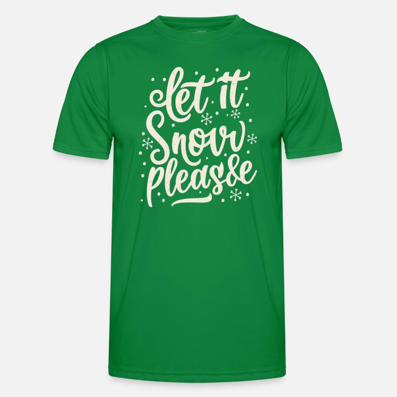 Let it snow Men's Functional T-Shirt
