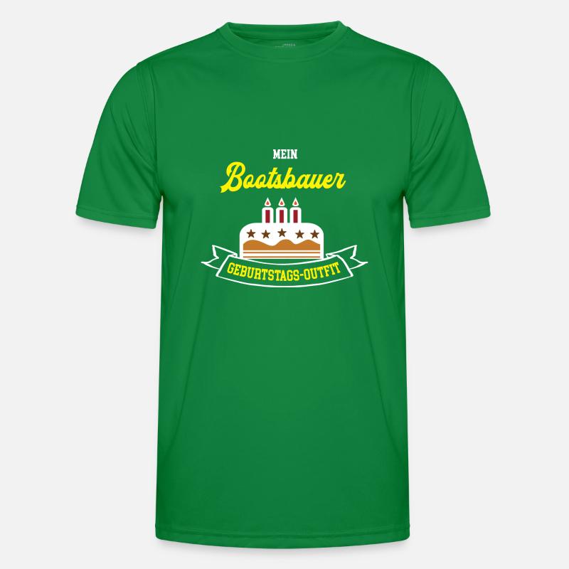 Bootsbauer Geburtstag Geburtstagsgeschenk Bootsbau Männer Funktions-T-Shirt