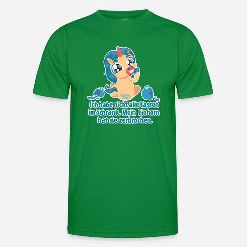 Mein Einhorn hat sie zerbrochen. Männer Funktions-T-Shirt