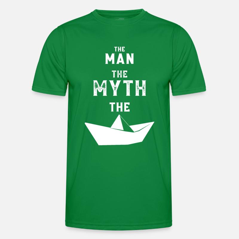 MYTHOS SEGELBOOT MOTORBOOT BOOT Männer Funktions-T-Shirt
