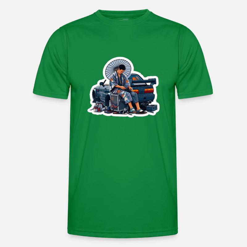 Garage Samurai Männer Funktions-T-Shirt