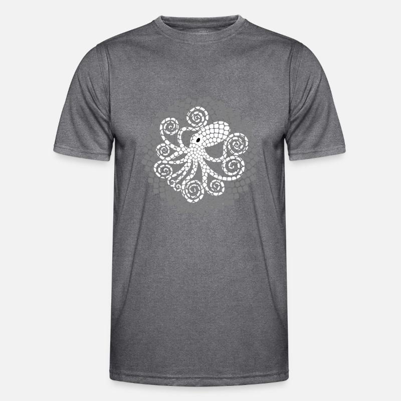 Fibonacci Squid Men's Functional T-Shirt