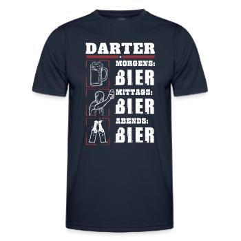 Mon quotidien de dard - T-shirt sport Homme - bleu marine - Devant - AI Model Male 178 dark (178cm)