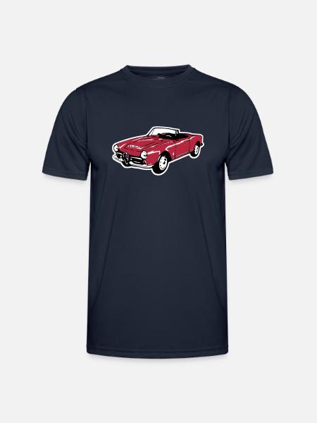Oldtimer Cabrio (3 Col.) - Männer Funktions-T-Shirt - Navy