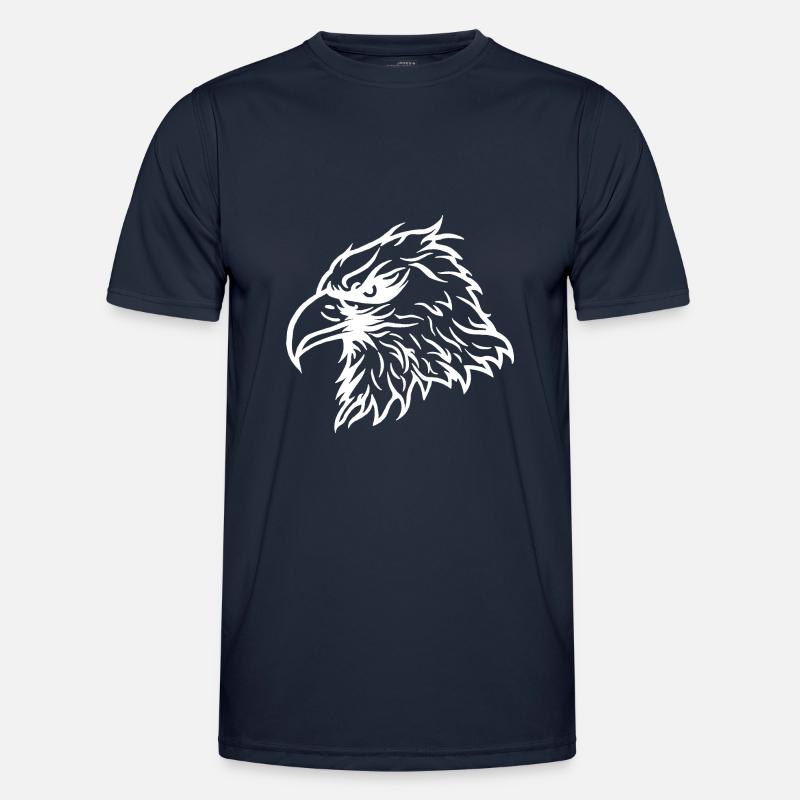 Cool Bald Eagle Eagle - Men's Functional T-Shirt - navy