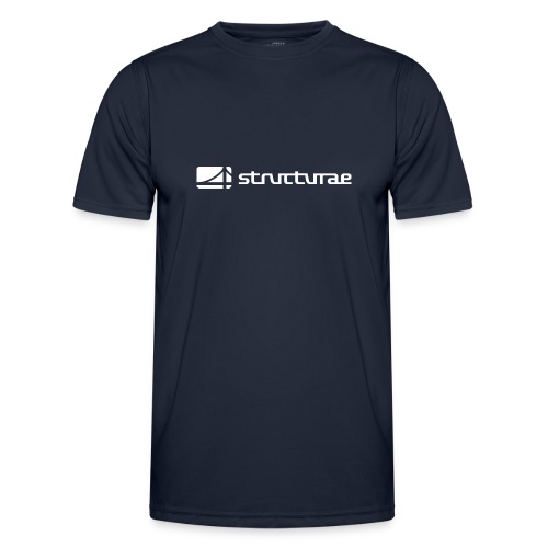 Structurae White - Männer Funktions-T-Shirt