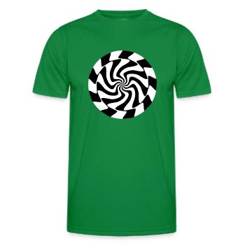 inner_vision - Männer Funktions-T-Shirt - Kelly Green - Vorne - AI Model Male 178 dark (178cm)