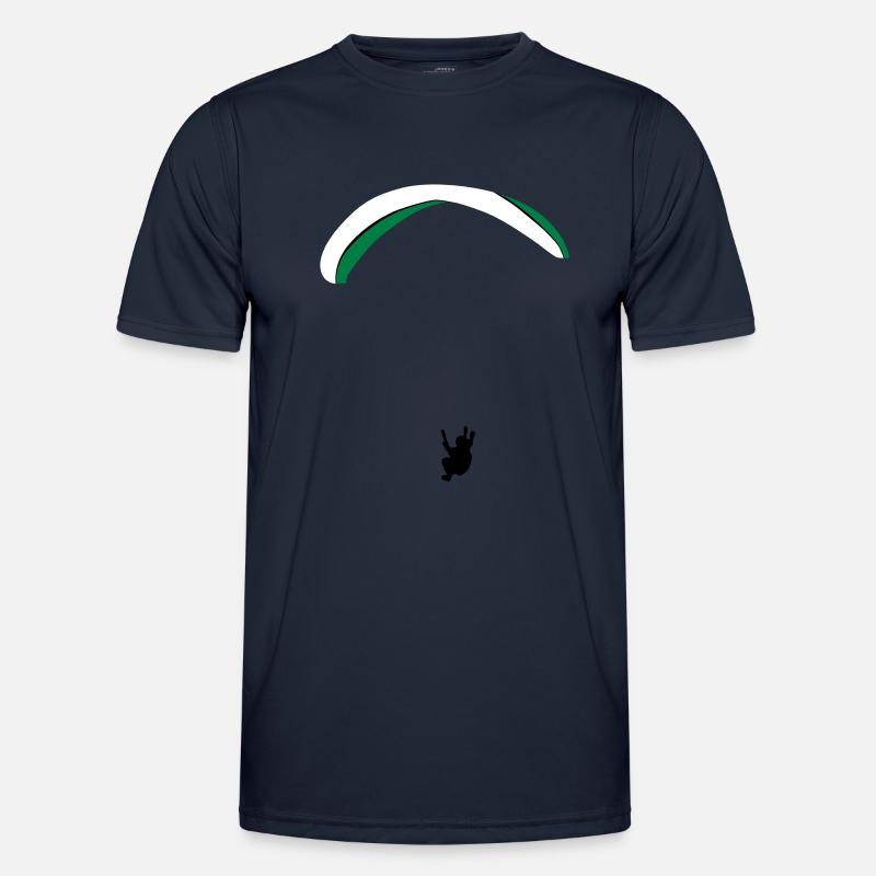 Paragleiter - Männer Funktions-T-Shirt - Navy