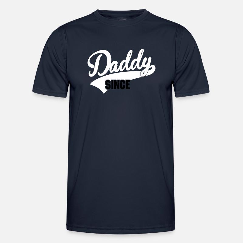 daddy since - your text here Männer Funktions-T-Shirt