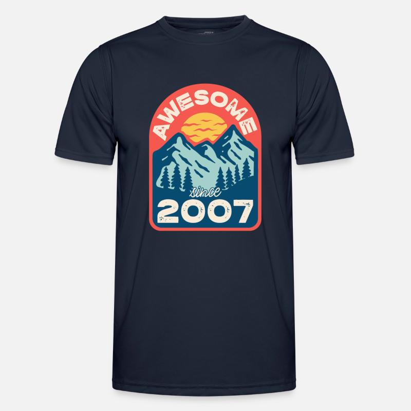 Awesome since 2007 Men's Functional T-Shirt
