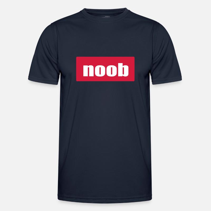 noob Neuling Anfänger Männer Funktions-T-Shirt