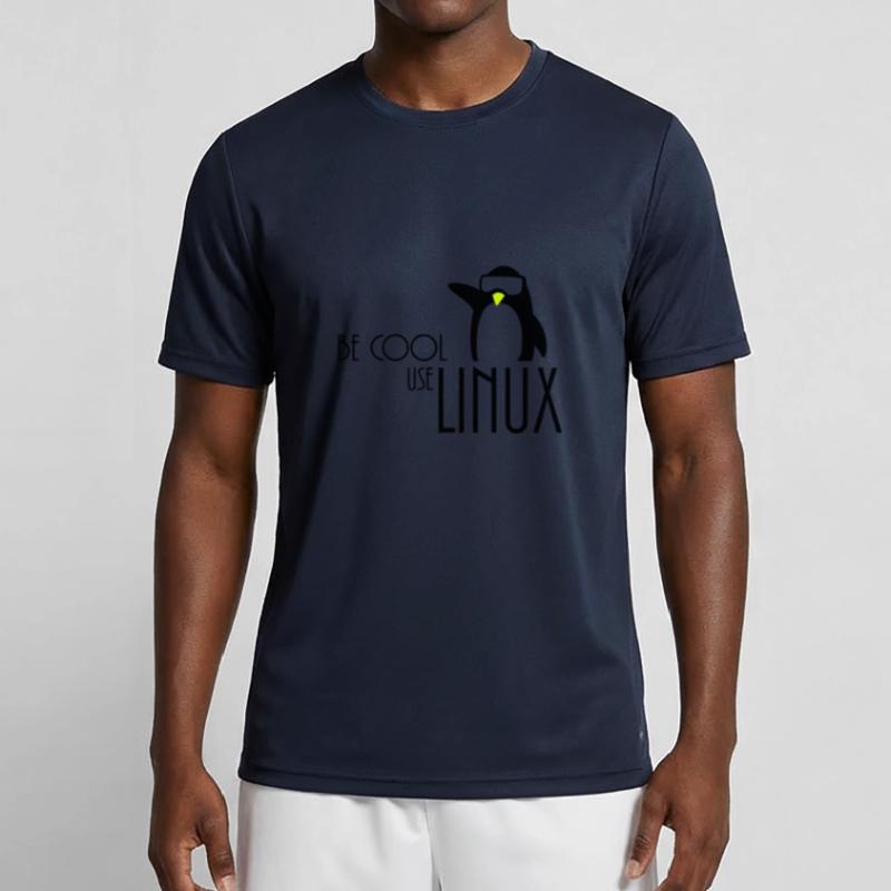 être cool utilisation linux T-shirt sport Homme
