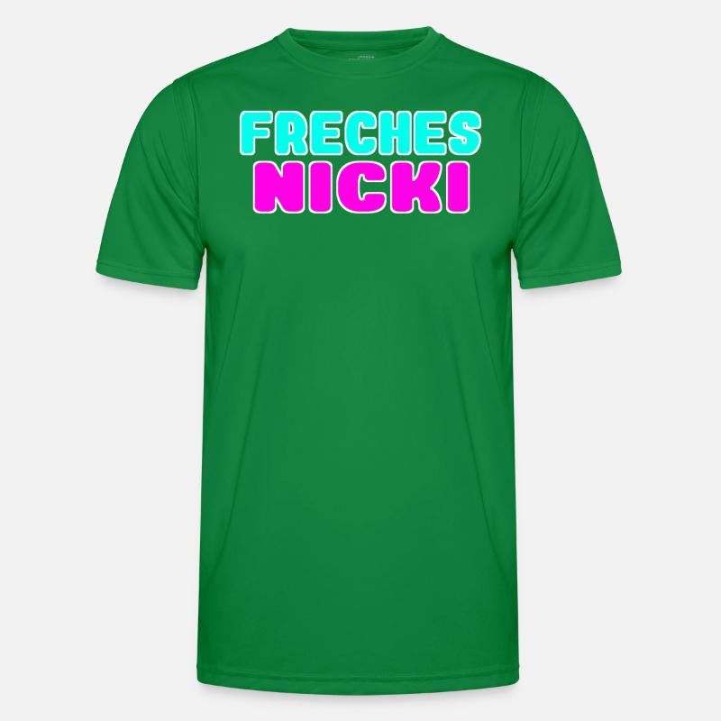 freches nicki neon Farben Männer Funktions-T-Shirt