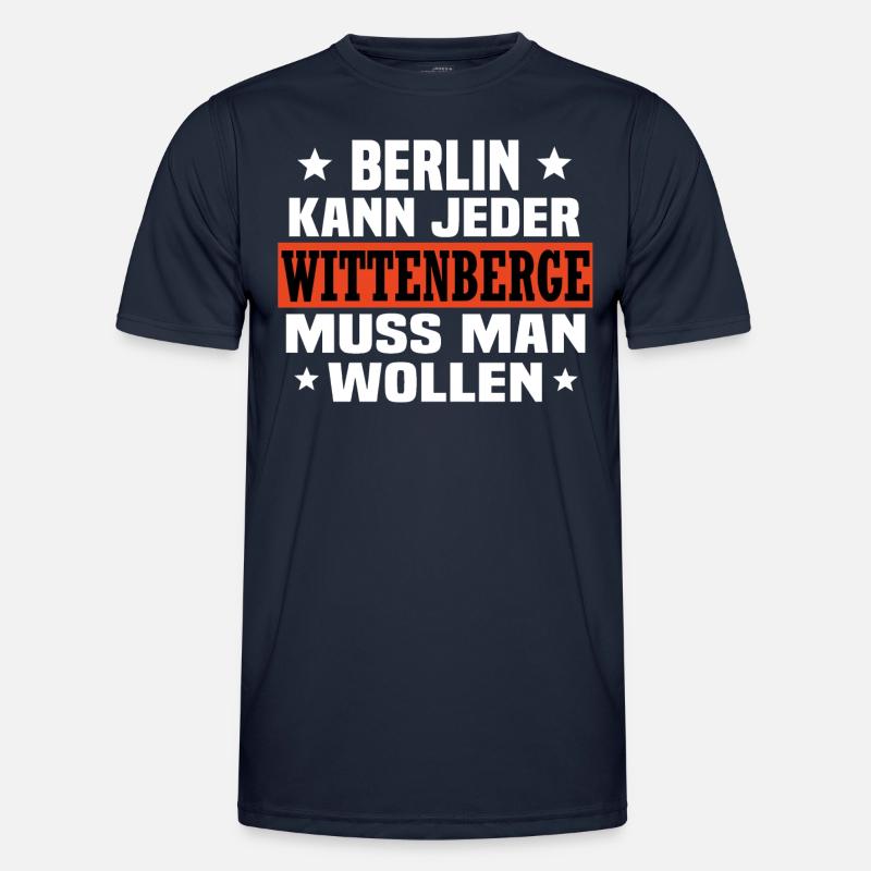 Wittenberge - Männer Funktions-T-Shirt - Navy