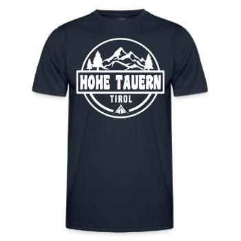 Hohe Tauern - Männer Funktions-T-Shirt - Navy - Vorne - AI Model Male 178 dark (178cm)