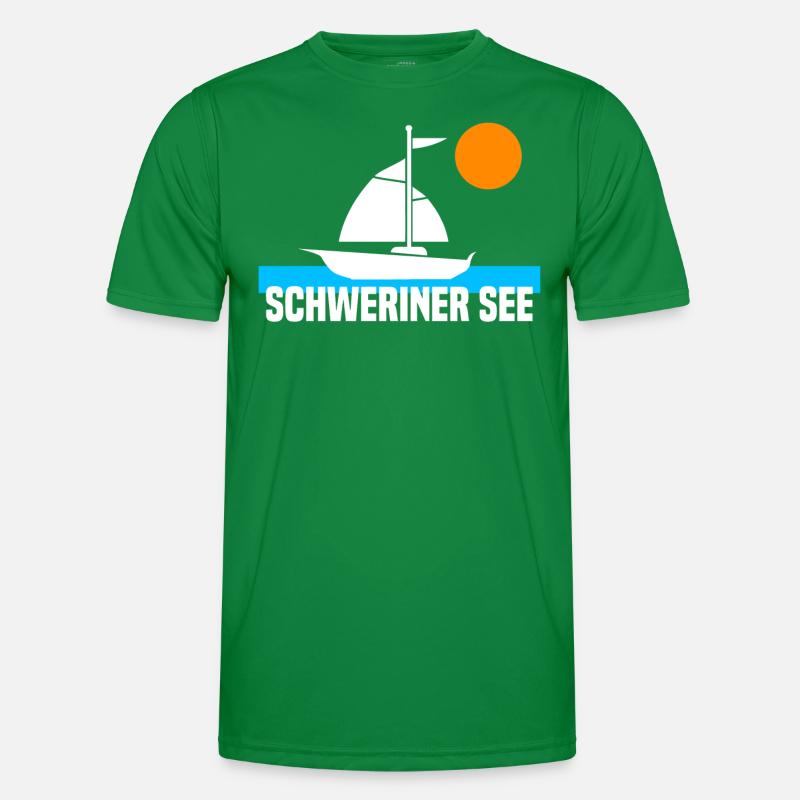 Schweriner See Männer Funktions-T-Shirt